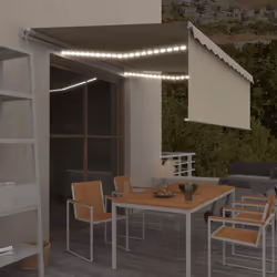 Créez un endroit agréable et frais dans vos espaces extérieurs avec cet auvent rétractable ! Cet auvent d'extérieur est const ...