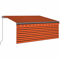 Créez un endroit agréable et frais dans vos espaces extérieurs avec cet auvent rétractable ! Construit avec un cadre en alumi ...