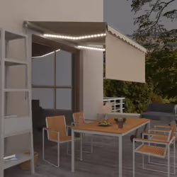 Créez un endroit agréable et frais dans vos espaces extérieurs avec cet auvent rétractable ! Cet auvent d'extérieur est const ...