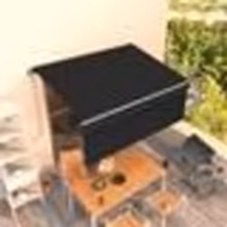 vidaXL Auvent rétractable automatique avec store 3,5x2,5 m Anthracite - TU
