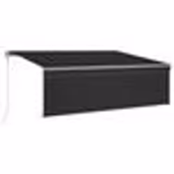 vidaXL Auvent automatique rétractable avec store 4,5x3 m Anthracite - TU