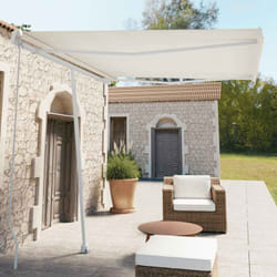 Vidaxl - Auvent manuel rétractable sur pied 300x250 cm Crème