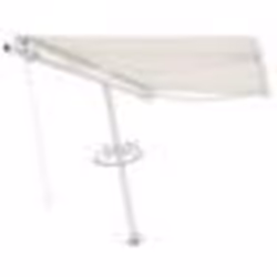 vidaXL Auvent automatique sur pied 300x250 cm Crème