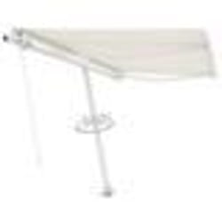 vidaXL Auvent automatique sur pied 300x250 cm Crème