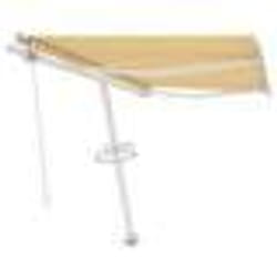 vidaXL Auvent automatique sur pied 300x250 cm Jaune/Blanc