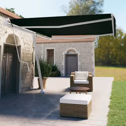 vidaXL Auvent automatique sur pied 400x350 cm Anthracite
