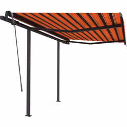 Créez un endroit agréable et frais sur votre terrasse et protégez-vous des rayons UV avec cet auvent rétractable manuel ! Cet ...