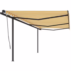 Créez un endroit agréable et frais sur votre terrasse et protégez-vous des rayons UV avec cet auvent rétractable manuel ! Cet ...