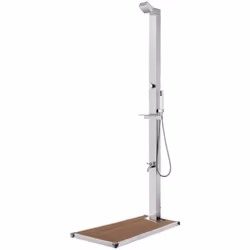 Cette douche de jardin au design moderne est destinée à être un excellent supplément à votre piscine et à d'autres espaces de ...