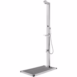 Cette douche de jardin au design moderne est destinée à être un excellent supplément à votre piscine et à d'autres espaces de ...