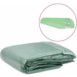Couverture de remplacement de serre (54 m²) 300x1800x200cm Vert Vidaxl