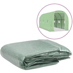 vidaXL Couverture de remplacement de serre (9 m²) 200x450x200 cm Vert