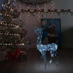 vidaXL Renne décoration de Noël LED