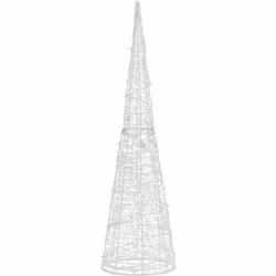 Avec ce cône lumineux à LED, vous pouvez créer une ambiance chaleureuse et festive pour les vacances de Noël, à l'intérieur a ...