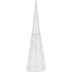 Cône lumineux décoratif pyramide à led Acrylique Coloré 90 cm Vidaxl