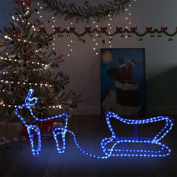 Vidaxl - Décoration de Noël d'extérieur Renne et traîneau 252 led