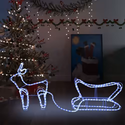 Ajoutez une touche d'éclat à votre intérieur pendant ce Noël avec cette décoration de Noël éclairée. Cet ornement est étanche ...