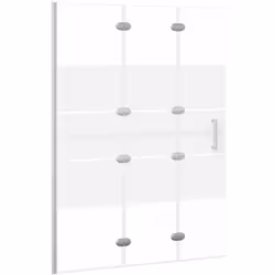 Avec un design élégant, cette cabine de douche pliable est un supplément vraiment convivial à votre salle de bain. Le cadre e ...