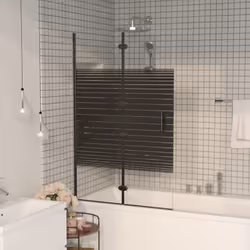 Avec un design élégant, cette cabine de douche pliable est un supplément vraiment convivial à votre salle de bain. Le cadre e ...