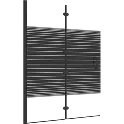 Vidaxl - Cabine de douche pliable esg 100x140 cm Noir