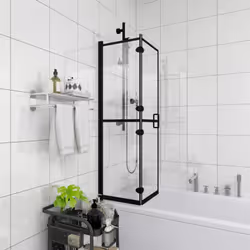 Cette cabine de douche pliable allie style et fonctionnalité et convient parfaitement à la décoration de votre salle de bain. ...