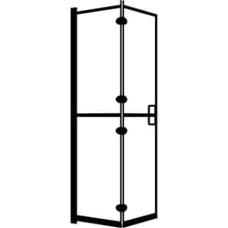 Vidaxl - Cabine de douche pliable esg 120x140 cm Noir
