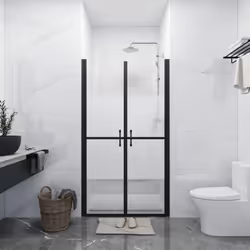 Cette porte de douche unique combine style et fonctionnalité, offrant une large ouverture pratique dans votre douche. Le cadr ...