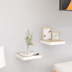 Ces étagères murales sont destinées à être le point de mire de votre maison. Avec un système de montage invisible, cette étag ...