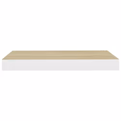 VidaXL 326573 étagères Panneaux MDF, Métal Chêne, Blanc - Vue supplémentaire 4