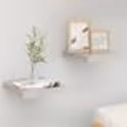 vidaXL Étagères murales flottantes 2 pcs gris béton 23x23,5x3,8 cm MDF - TU