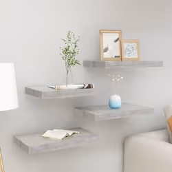 Ces étagères murales sont destinées à être le point de mire de votre maison. Avec un système de montage invisible, cette étag ...