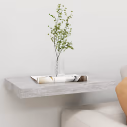 VidaXL 326594 étagères Panneaux MDF, Métal Gris
