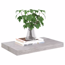 VidaXL 326594 étagères Panneaux MDF, Métal Gris