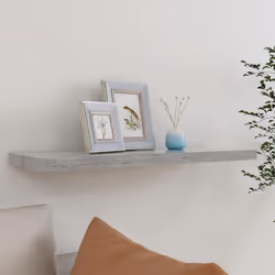 VidaXL 326600 étagères Panneaux MDF, Métal Gris