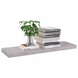 VidaXL 326600 étagères Panneaux MDF, Métal Gris