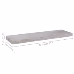 VidaXL 326600 étagères Panneaux MDF, Métal Gris - Vue supplémentaire 7