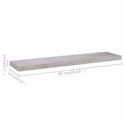 VidaXL 326603 étagères Panneaux MDF, Métal Gris - Vue supplémentaire 6