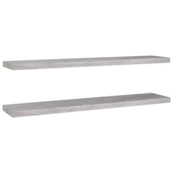 VidaXL 326607 étagères Panneaux MDF, Métal Gris
