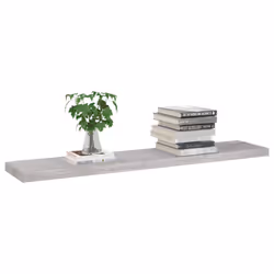 VidaXL 326607 étagères Panneaux MDF, Métal Gris
