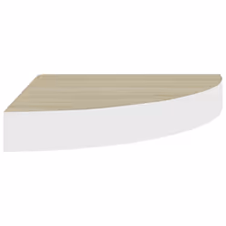 VidaXL 326639, Panneaux MDF, Métal, Chêne, Blanc, 5 kg, 350 mm, 350 mm, 38 mm