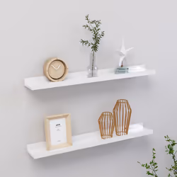 VidaXL 326649, Panneaux MDF, Blanc, 600 mm, 90 mm, 30 mm, 2 pièce(s)