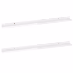VidaXL 326651, Panneaux MDF, Blanc, 1000 mm, 90 mm, 30 mm, 2 pièce(s)
