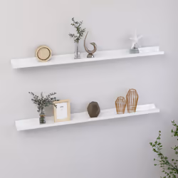 VidaXL 326651 étagères Panneaux MDF Blanc