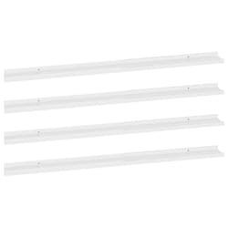 VidaXL 326657 étagères Panneaux MDF Blanc