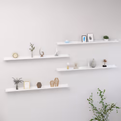VidaXL 326657 étagères Panneaux MDF Blanc