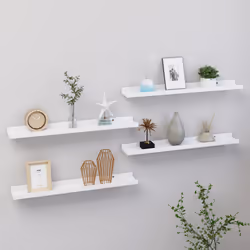 VidaXL 326661 étagères Panneaux MDF Blanc