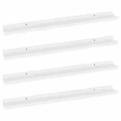 VidaXL 326663, Panneaux MDF, Blanc, 1000 mm, 90 mm, 30 mm, 4 pièce(s)