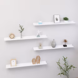 VidaXL 326663 étagères Panneaux MDF Blanc