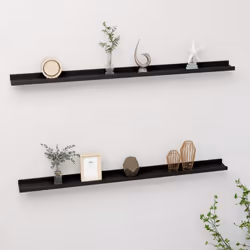 Maximisez votre espace de rangement intérieur et transformez votre mur en un charme attrayant avec ces étagères murales prati ...