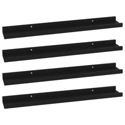 VidaXL 326668 étagères Panneaux MDF Noir